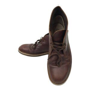 Clarks Bushacre 2 Chukka Boots Mens Size 8.5 M Distressed Leather Shoes 15522